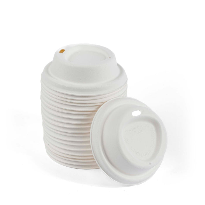 Pokrywka z trzciny cukrowej do kubka 250ml, 80 mm