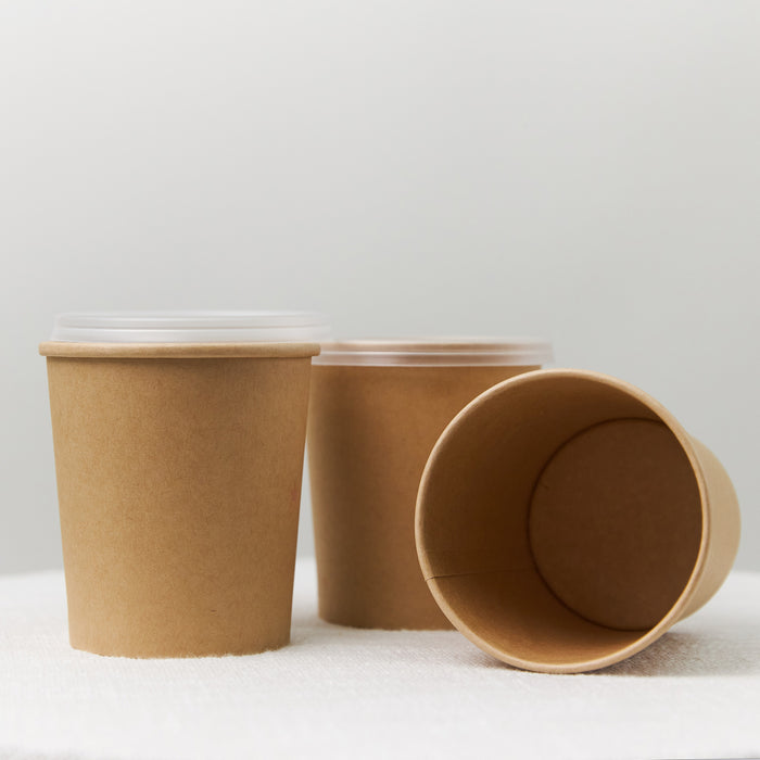 Kraftpapierbecher für Suppe 750 ml (50 Stück/Packung)