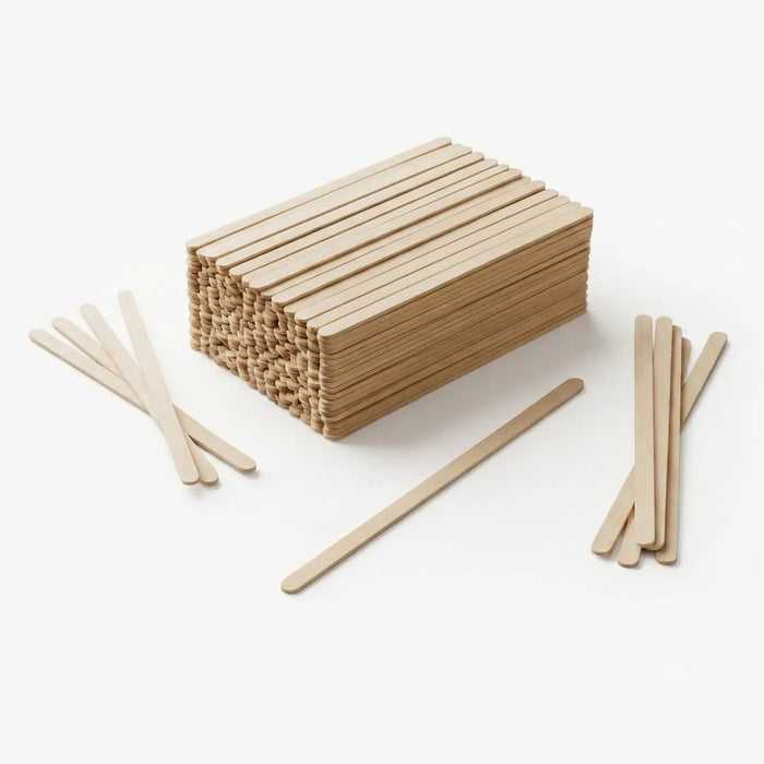 Holzrührstäbchen 14cm (Packung mit 100 Stück)